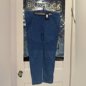 Plus size moto pants NWT